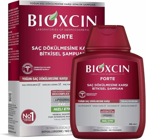 Bioxcin Forte Sampon 300 ml - Intenzív Hajhullás Ellen 