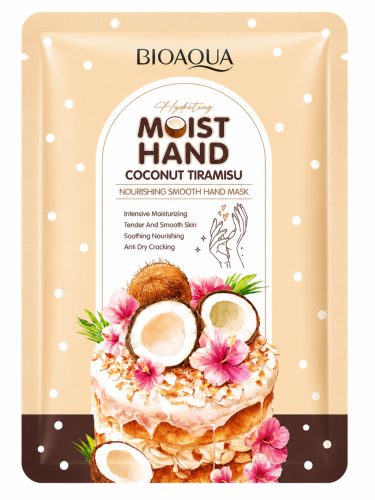 Bioaqua kézmaszk - kókuszos tiramisu illatú