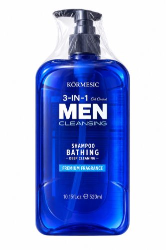 Kormesic 3in1 tisztító tusfürdő férfiaknak 520 ml KMC64127