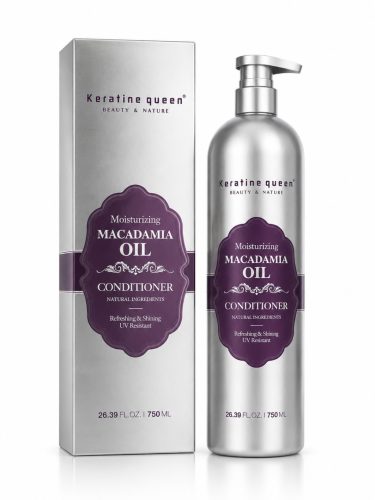 Keratine Queen Makadámdió-Olaj tartalmú Hajbalzsam 750 ml 