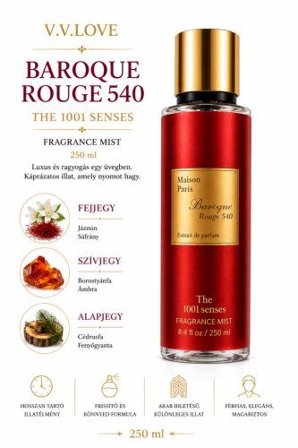 V. V. Love Baroque Rouge 550 testpermet 250 ml M250-211