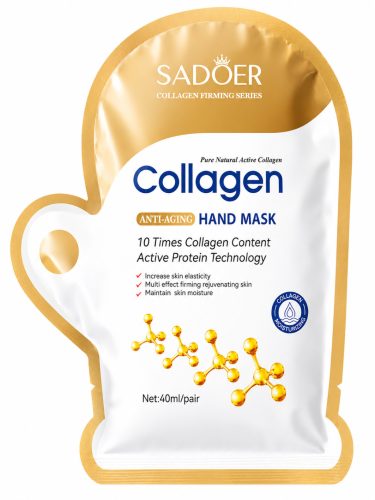 Sadoer kollagénes kézmaszk