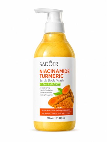 Sadoer niacinambidos tusfürdő (bőrradíros) kurkuma kivonattal 520 ml SD75109