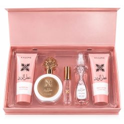   V. V. Love 5 darabos szett - Rose'd Atlar (tusfürdő, testápoló, parfüm, dekant, testpermet)