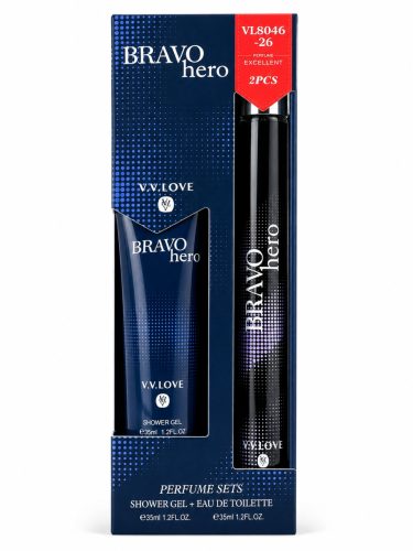 V. V. Love Bravo Hero Parfüm szett (tusfürdő + parfüm EDT)