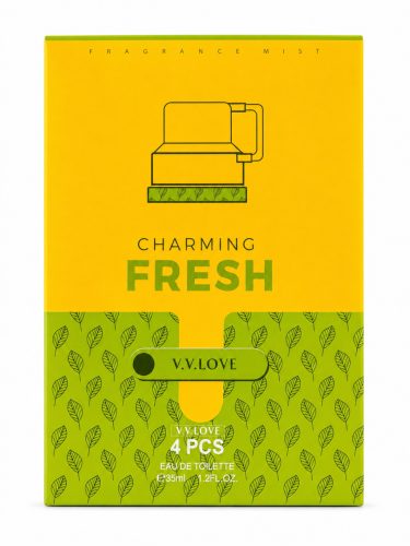 V. V. Love Tollparfüm szett 4x35 ml EDT - Charming Fresh 
