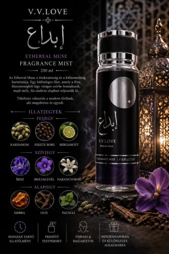 V.V. Love testpermet Ethereal Muse (férfi illat) 250 ml VL9056-309