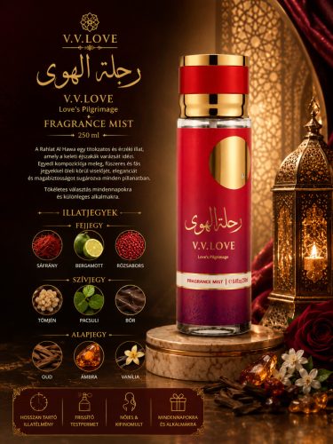 V.V. Love testpermet Love's Pilgrimage (női arab illat) 250 ml VL9056-314
