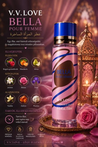 V.V. Love Bella pour femme testpermet 250 ml VL9056-347