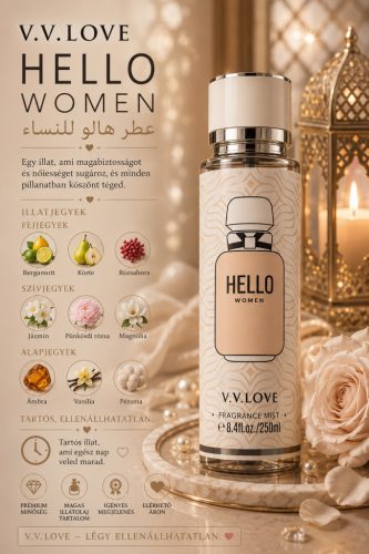 V. V. Love HELLO WOMEN testpermet 250 ml VL9056-349