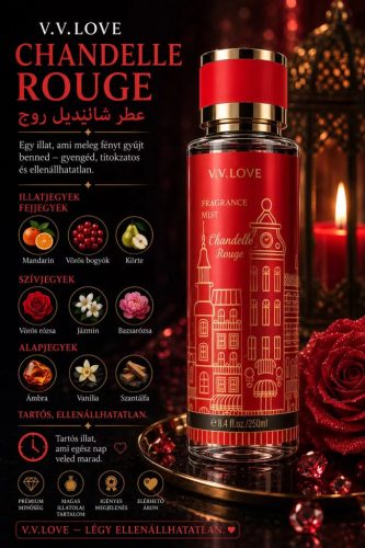 V. V. Love Chandelle Rouge testpermet 250 ml VL9056-350