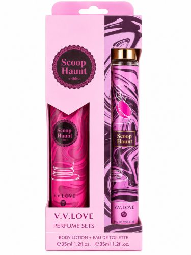 V. V. Love Scoop Haunt Parfüm szett (testápoló + parfüm EDT) 