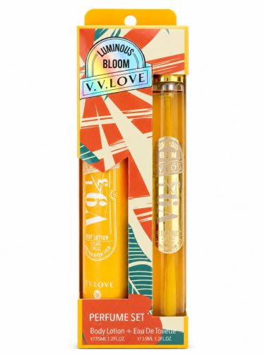 V. V. Love Luminous Bloom parfüm szett (testápoló + EDT) 
