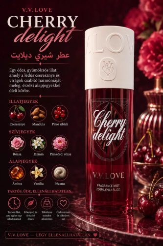 V.V. Love testpermet Cherry delight 250 ml VL9250-8