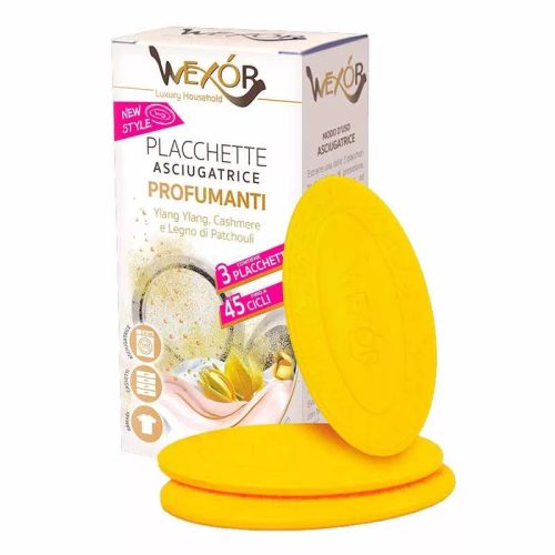Wexór illatosító lapok szárítógépbe (ylang-ylang, kasmír és pacsuli illat) WIT1120-005 (3 darab)